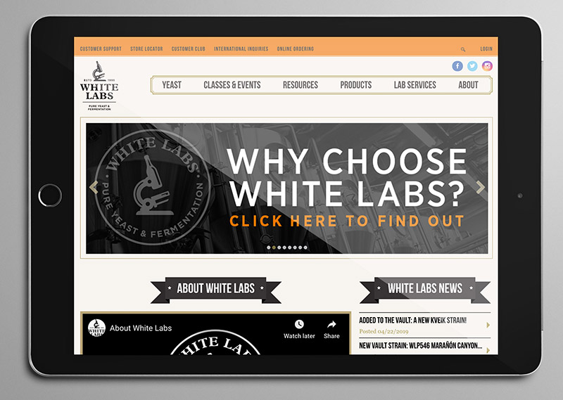 White Labs Web Banners